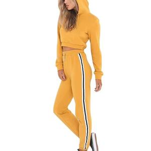 Survêtements pour femmes Tissu de qualité supérieure Coton polaire 450 GSM Survêtements tendance Logo brodé sur les survêtements - Product Image 1