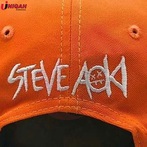 Gorra de béisbol deportiva estructurada de algodón liso ajustable con logotipo impreso y bordado personalizado con borde sándwich - Product Image 4