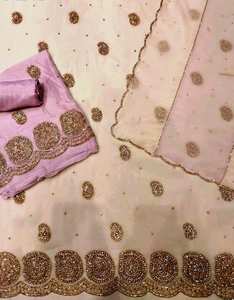 Trajes de fiesta bordados a mano sin costuras de diseñador moderno para mujer, moda india, fiestas de estilo tradicional hacia adelante - Product Image 1