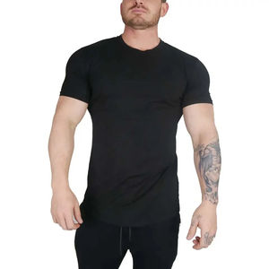Ropa Deportiva de Gimnasio, Transpirable, 100% Algodón, de Alta Calidad, con Logotipo Personalizado, Precio al por Mayor, Ropa Casual Lisa para Hombre - Product Image 1