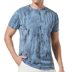 Logo personnalisé impression par sublimation col rond hommes t-shirts séchage rapide respirant impression par sublimation complète t-shirt pour hommes - Product Image 6