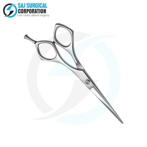 Tijeras de peluquero clásicas modernas Tijeras de peluquería de acero inoxidable de diseño ergonómico con acabado mate elegante - Product Image 2