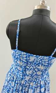 Robe d'été en coton biologique à imprimé floral pour femmes, robe de plage - Product Image 5