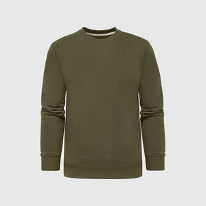 Sudadera con forro polar de moda en estilo de cuello redondo, Jersey unisex con tacto suave, ideal para capas y trajes de calle - Product Image 4