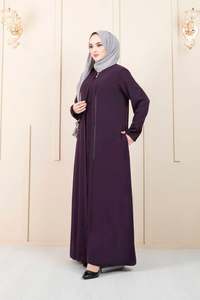 New Season <b>Women</b> Summer Islamic Clothing Abaya Dress <b>Kaftan</b> Tunic Dubai Muslim Islamic Fashion Turkish Made Islamic Dresses - Product Image 5