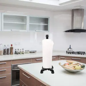 Porte-serviettes en métal moderne minimaliste brodé personnalisé, fait à la main, en métal noir pour les cuisines, grand grossiste de Zahid Exports - Product Image 5