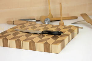 เขียงไม้อะคาเซียสำหรับใช้ในครัวบอร์ดตัดไม้ระดับพรีเมียม1อุปกรณ์ครัวในเวียดนาม - Product Image 3