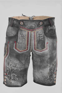 Trachten lederhosen/trachten Bavarian lederhosen lederhose กางเกงหนังแท้สั้นสำหรับผู้ชาย2025 - Product Image 3