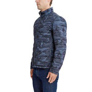 Veste d'hiver enduite et coupe-vent pour hommes, veste à col montant, couleur/taille/logo personnalisés, vente à chaud - Product Image 2
