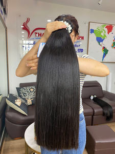 Extensions de cheveux lisses en vente pour Noël 2025, cuticules alignées, sans perte, sans nœuds, mèches de cheveux humains, cheveux vietnamiens en vrac - Product Image 4