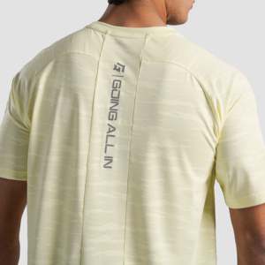 Chemise à manches courtes jaune à séchage rapide - Product Image 5