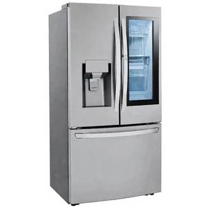 Refrigerador Original Auténtico con Puerta Francesa, Diseño Portátil, Acero Inoxidable, Listo para Enviar - Product Image 3