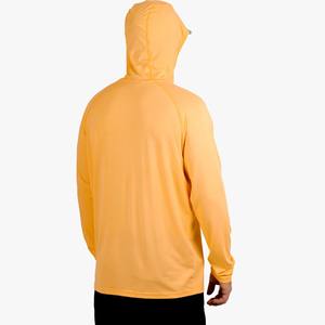 Sudadera CON CAPUCHA DE PESCA lisa en blanco de manga larga de microfibra de alta calidad Protección UV rendimiento de secado rápido camisas con capucha transpirables - Product Image 4