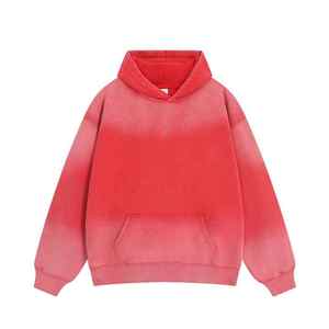 Hombres Drop Shoulder Hoodies anti pilling básicos de algodón mezclado transpirable ropa de calle Drop Shoulder Hoodies en precio razonable - Product Image 3