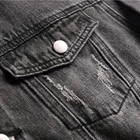 Vestes en jean décontractées d'hiver respirantes pour hommes, grandes tailles, 100 % coton, haute qualité, MODMIX, couleur et taille personnalisables, service OEM
