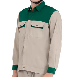 Uniforme de trabajo industrial personalizado para trabajadores Tela de poliéster de algodón transpirable duradera OEM disponible - Product Image 6