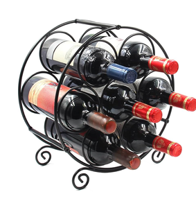 Soporte de botella de Metal de diseño de lujo Home Bar Hotel Cerveza Vino Champán Soporte para botella diseño único más vendido - Product Image 4