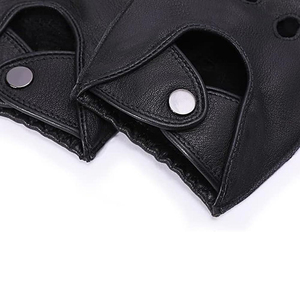 Guantes de conducción de cuero de primera calidad para hombre, guantes de conducción de cuero para mujer con finos guantes de conducción de cuero hechos a mano - Product Image 4