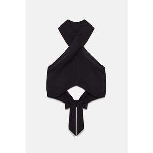 Top Corto Informal con Cuello Halter - Product Image 4