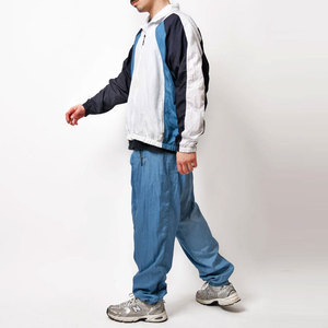 Survêtement en nylon léger de haute qualité, couleur contrastée, logo personnalisé, printemps, unisexe, coupe-vent - Product Image 3