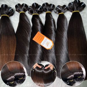 วิกผมบ๊อบผมแท้10นิ้วสำหรับต่อผมตรงปลายผมสีน้ำตาลดำธรรมชาติสุดยอด DD เวียดนาม - Product Image 6