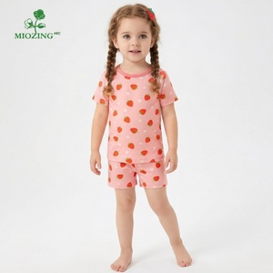 Conjuntos de Pijamas de Bambú Orgánico Miozing para Bebés, Frescos y Transpirables para el Verano, para Eczema, Diseño Personalizado, Venta al por Mayor en Pequeños Lotes - Product Image 1