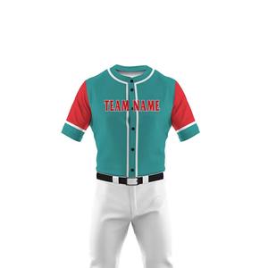 Nouveauté, ensemble uniforme d'entraînement de baseball et de softball 100% polyester sublimé pour hommes, uniformes de baseball respirants et bon marché - Product Image 5