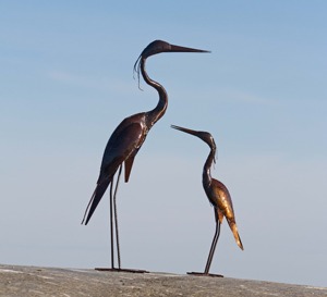 Artistique Métal Flamingo Design Showpiece Décoration De Table Moderne pour La Maison Intérieur Bureau Cadeau Affichage Pièce Maîtresse - Product Image 1