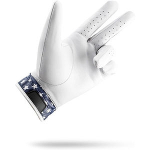 Gants de golf personnalisés de qualité supérieure avec impression par sublimation pour adultes et jeunes, tendance, coupe-vent, respirants, paume en cuir véritable, pour le cyclisme - Product Image 3