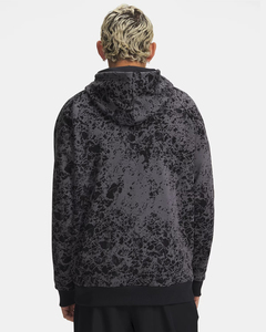 Sudadera con Capucha para Hombre, Corte Regular, Color Negro Sólido, Estampada, Felpa Francesa, 100% Algodón, con Cierre, Informal, para Otoño - Product Image 5