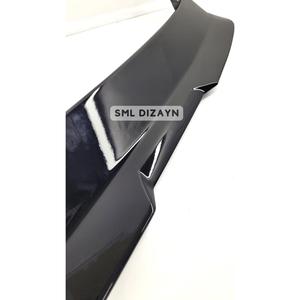 VW Golf 7-7.5 R Line pipistrello Spoiler in plastica pianoforte nero Golf 7 Bat-bagaglio-sopra-Spoiler-Spoiler