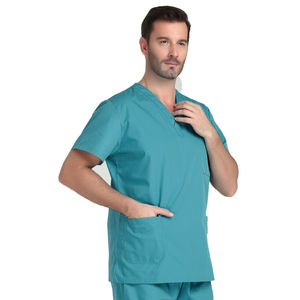 Ensemble de gommage médical léger tissu doux et style uniforme moderne flexible pour les uniformes hospitaliers des travailleurs de la santé - Product Image 4
