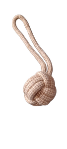 Jouet à mâcher en coton durable de haute qualité Tug Tail Knot Pull Jouet à mâcher sûr avec des cordes de style dessin animé de Divine International - Product Image 2