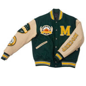 Letterman College Baseball Bomber Jacket Vintage Sportswear Casual Unisex Streetwear <b>Coats</b> <b>With</b> Chenille Patches Jacket For Men - Product Image 1