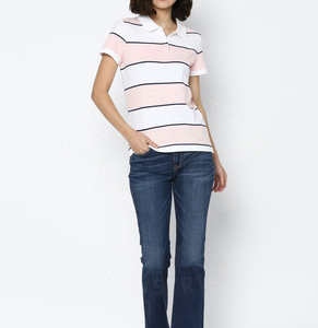 Pakistan Manufacturer's Custom <b>Women</b> <b>Polo</b> <b>Shirts</b> Cotton <b>Polo</b> T <b>Shirt</b> Fashion and Comfortable - Product Image 2