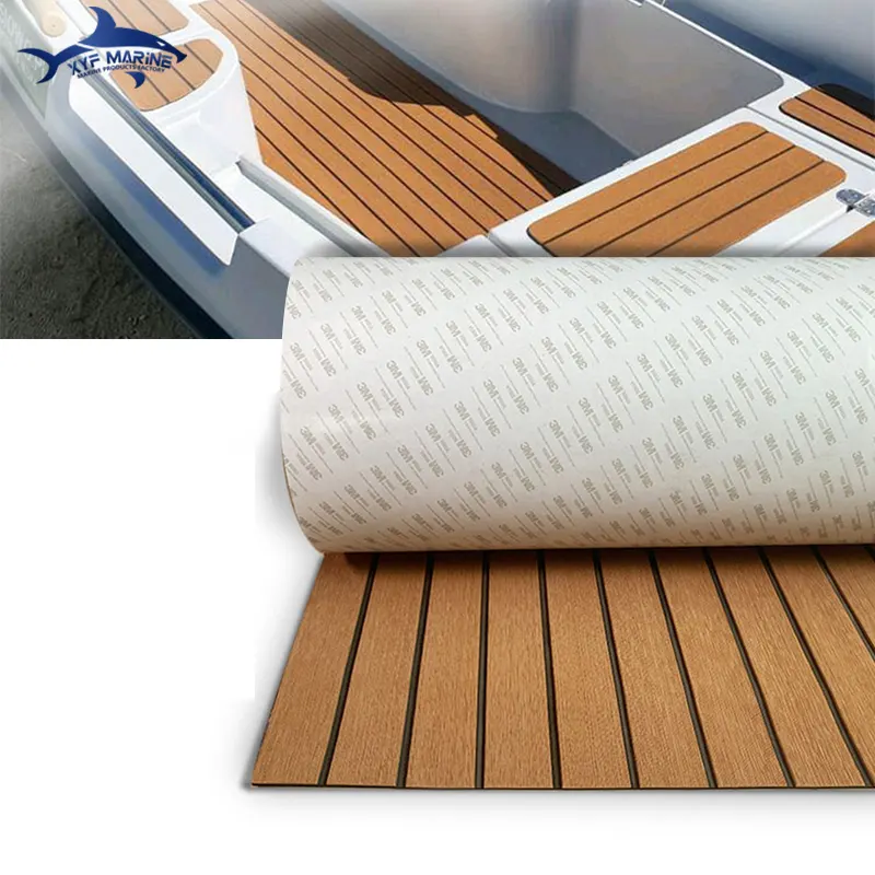 Marine Vloeren Dubbele Laag Boot Dek Foam Faux Teak Decking Sheet Eva Teak Voor Boot