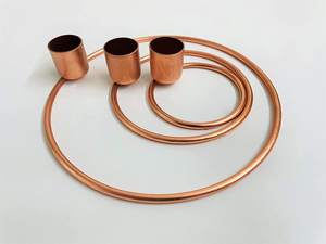 Simple Rings Base Custom Sizes Elegant Metal <b>Tealight</b> Candle <b>Holder</b> Tabletop Balance Base Candlestick <b>Holder</b> Set Of Three - Product Image 5