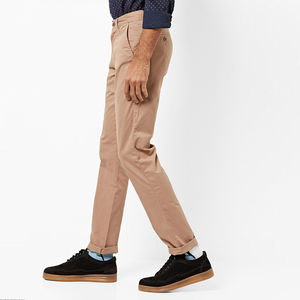 Pantalon chino droit à coupe régulière en matériau durable, article de marque, nouveau look, vêtements de première classe, pantalon chino pour homme, OEM ODM, respirant - Product Image 2