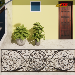 Barandillas de balcón de hierro modernas de proveedor de Vietnam Diseño de balcón elegante para la vida urbana con un toque de metal clásico - Product Image 4