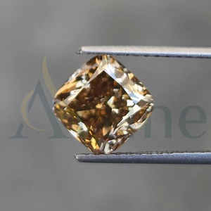 Nuestro elegante corte radiante cuadrado brillante 2,90 Ct amarillo vivo Vvs claridad joyería al por mayor Cvd Hpht fabricante de diamantes certificado - Product Image 1