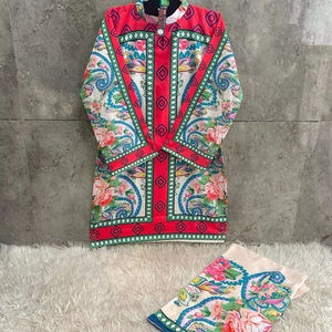 Impreso de algodón importado Shalwar Kameez Daily Essential con apariencia y sensación Premium, XL-42 y XXL-44 - Product Image 1