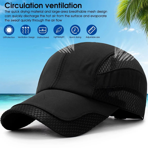 Gorra de béisbol para hombre al aire libre, sombrero deportivo de mezcla de algodón ajustable con ala curva, protección solar informal a la moda para uso diario - Product Image 4