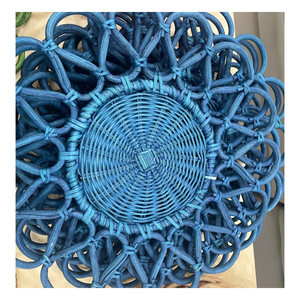 Sets de table en rotin écologiques pour mariages durables, napperons de vaisselle en rotin en gros pour la décoration du Vietnam - Product Image 1