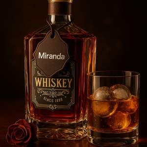 Accesorios de marca de lujo Etiquetas de etiquetas de vino de cuero personalizadas Premium - Product Image 3