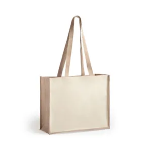 Borse Promozionali Sostenibili in Rattan e Juta, Gadget Ecologici - Product Image 1