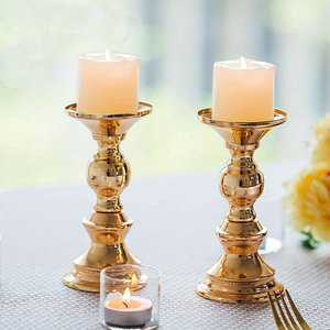 Support de bougie abordable pour table élégante style mariage et fête accessoire de décoration pour salle à manger salon support romantique - Product Image 1
