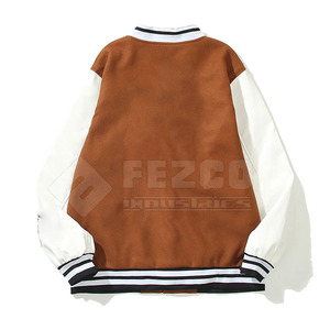 Chaqueta Letterman de material duradero Chaqueta Letterman cómoda Chaqueta de invierno de gran tamaño para hombre - Product Image 2