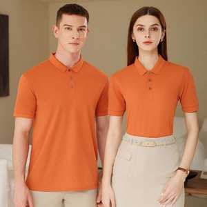 เสื้อโปโลคอลลาร์สำหรับผู้ชายเสื้อยืดผ้าฝ้ายสีกรมท่าเสื้อโปโลสำหรับตีกอล์ฟสำหรับผู้ชายเสื้อปักโลโก้ตามสั่ง