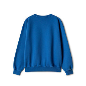 Sweat-shirt à capuche décontracté vintage surdimensionné pour homme, style streetwear, bleu personnalisé, hip-hop - Product Image 2