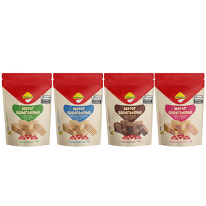 Galletas Wafer Premium Bajas en Azúcar, Sin Azúcar, Sabores Surtidos, 115g 90g 60g, Snack Saludable Integral para Dieta - Product Image 1